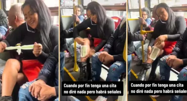 Mujer colombiana se depila las piernas en bus y genera ola de críticas en TikTok.