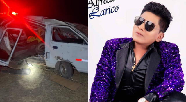 Cantante Alfredo Larico habría ocasionado accidente de tránsito en Puno, según testigos.