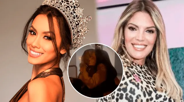 Jessica Newton y Camila Escribens se despidieron previo al Miss Universo 2023.