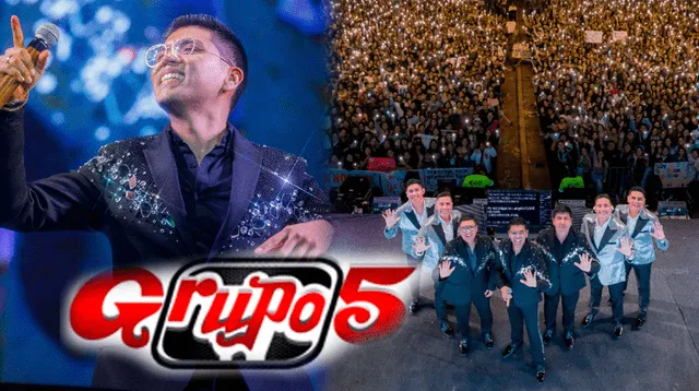 Grupo 5 logra retumbar Chiclayo con concierto gratuito.