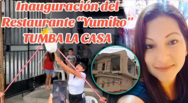 Madre de familia que demolió la casa de sus exsuegros sorprende con particular nombre de restaurante en Hural.