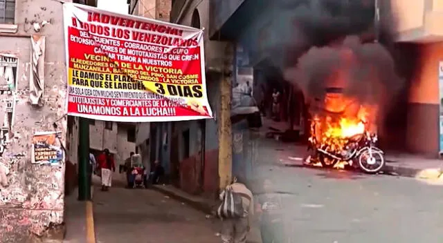 Vecinos de las zonas más peligrosas de La Victoria y El Agustino amenazan con tomar medidas drásticas contra delincuentes venezolanos.