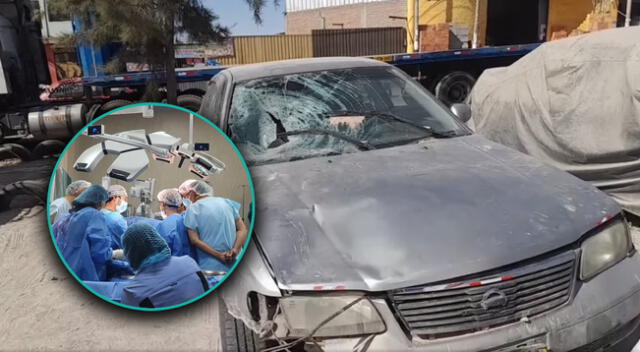 Dos jóvenes enamorados están graves tras ser atropellados por un carro que no los auxilió y huyó de la escena en Arequipa.