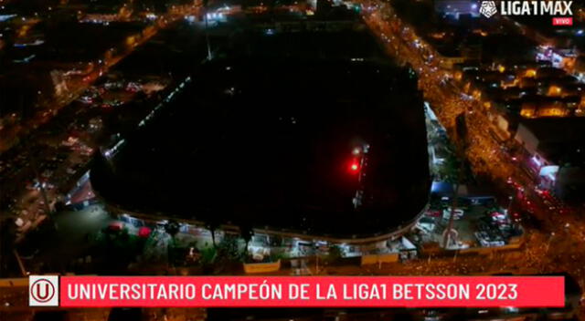 Apagan luces en Matute tras victoria de Universitario en la final 2023