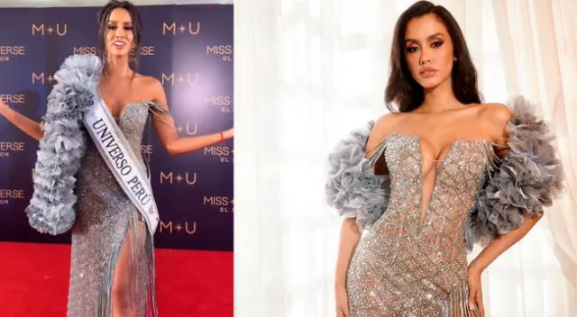 Camila Escribens sorprende con vestido en el Miss Universo 2023.