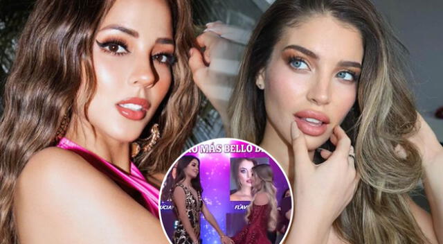 La vez que Flavia Laos se enfrentó a Luciana Fuster en un concurso de belleza.