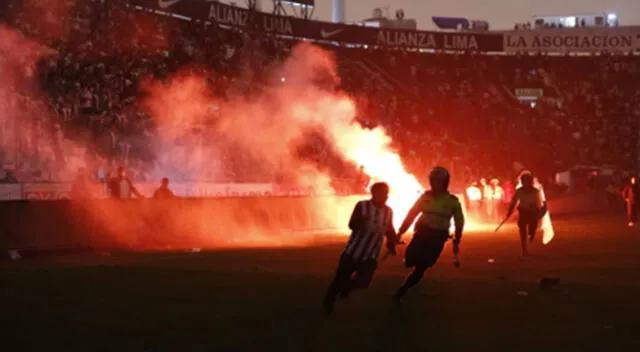 PNP señaló que los representantes del Club Alianza Lima pusieron en peligro a los asistentes de la final de la Liga 1.