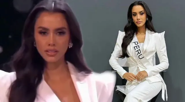 Camila Escribens realizó su primera pasarela en el Miss Universo 2023.