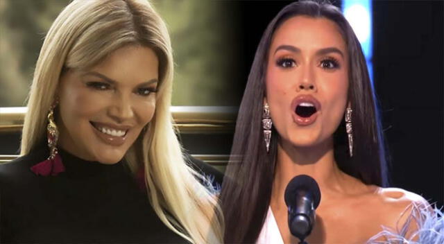 Jessica Newton apoyó a Camila Escribens tras presentación en el preliminar del Miss Universo 2023.