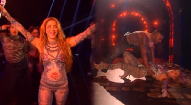 Shakira baila tango en los Latin Grammy 2023.
