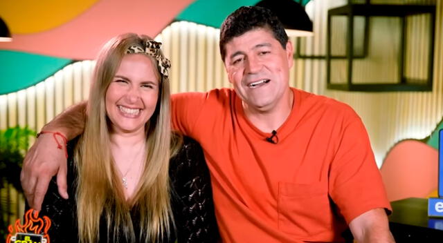 ‘Checho’ Ibarra presenta a su esposa en 'El gran chef famosos'.