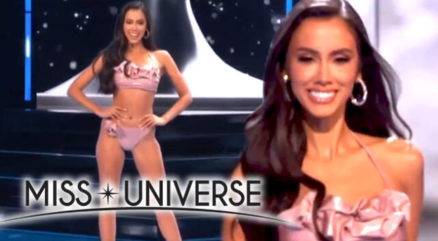 Miss Universo 2023: Camila Escribens tuvo un buen desenvolvimiento en el desfile de traje de baño.