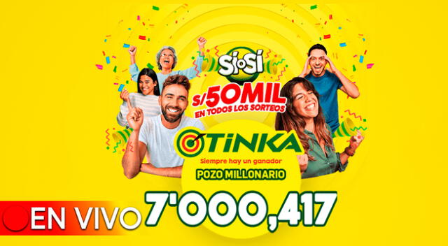 El pozo millonario de la Tinka se sorteó este miércoles 22 de noviembre a las 10:50 p.m.