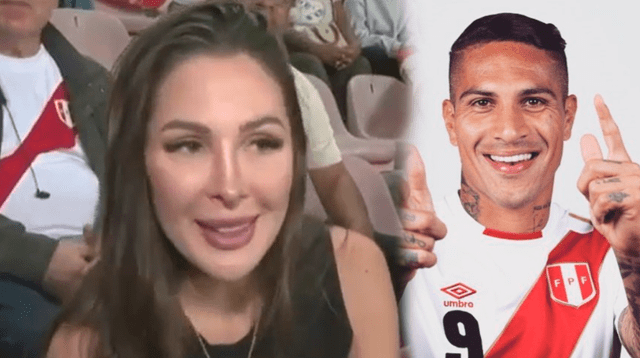 Ana Paula Consorte, novia de Paolo Guerrero, presente en el Perú vs. Venezuela.