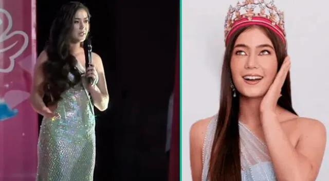 Kyara Villanella y sus excelentes respuestas en el Miss Teen Universe 2023.