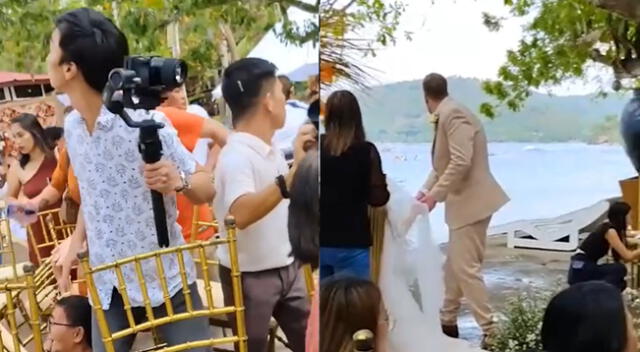 La boda soñada de los novios se vio interrumpida por el terremoto en Filipinas.