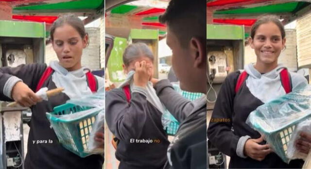 Joven venezolana que vende pastelitos en las calles confiesa que no tiene amigas y es viral en Instagram.