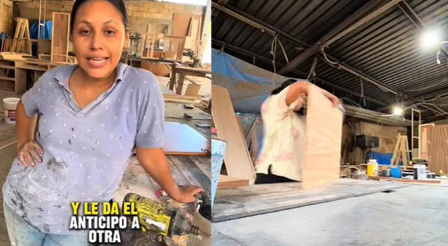 Trabajadora de una carpintería sorprendió a miles con su historia que compartió en TikTok.