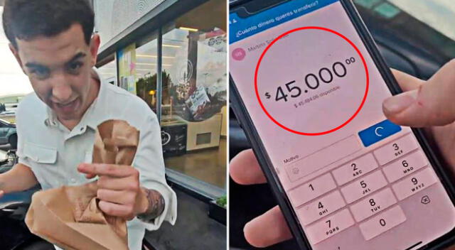 El joven argentino se pasó de copas e hizo la transferencia en pesos.