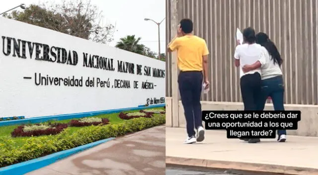 Postulantes suplicaron ingresar a los encargados del examen de admisión de la UNMSM, pero se echaron a llorar.