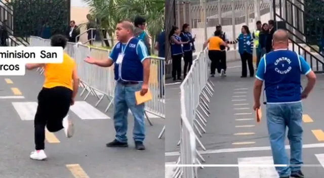 Padres felicitaron a la postulante por su audacia de burlar la seguridad de la San Marcos.