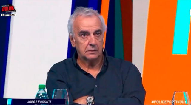 Jorge Fossati se emocionó en vivo por el incidente en Brasil.