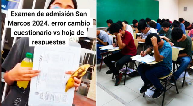 Miles de jóvenes se encuentran postulan al examen de admisión San Marcos 2024-I.