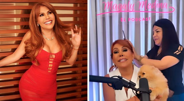 Magaly Medina inicia las grabaciones de su nuevo podcast.