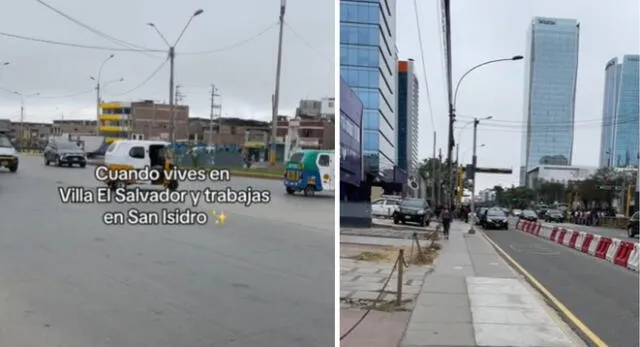 Ella mostró todo el transporte público que debe de tomar para llegar a su trabajo.