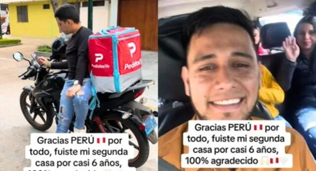 Venezolano regresa a su país después de 6 añosde estar en Perú y escena es viral en TikTok.