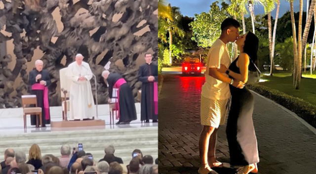 Piero Quispe y su novia captaron la atención en redes sociales con viaje a Roma y ver al Papa Francisco.