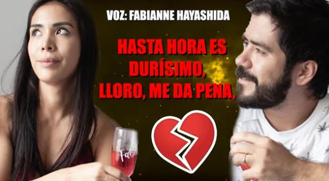 Fabianne Hayashida se sincera y revela que le duele haber terminado con Mario Rangel.