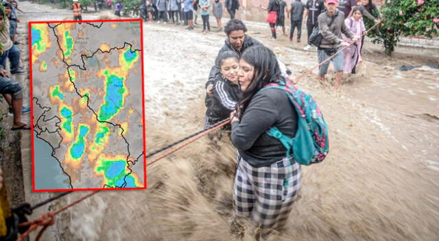 Senamhi pidió a los ciudadanos estar atentos a sus reportes sobre intensas lluvias en el país.