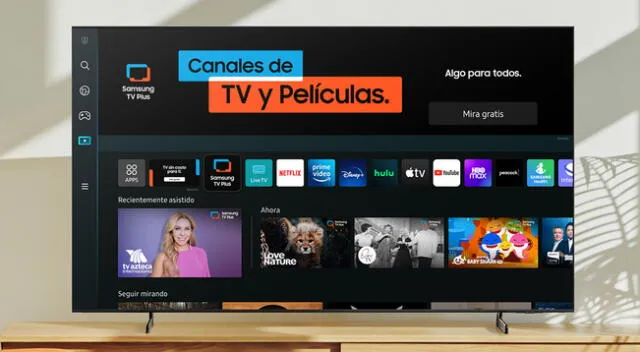 Samsung TV Plus ofrece 2.500 canales completamente y una interfaz más amigable.