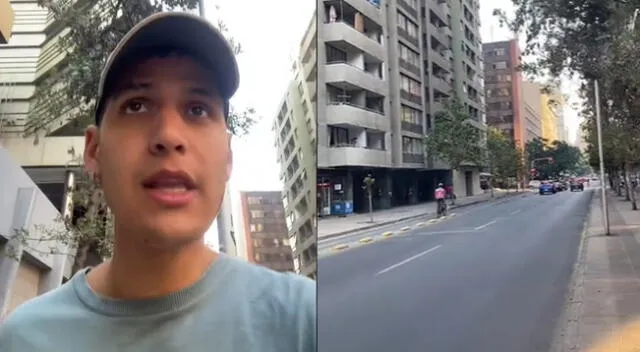 Venezolano pensó que había espíritu navideño en calle de Chile, pero no fue lo que esperaba.