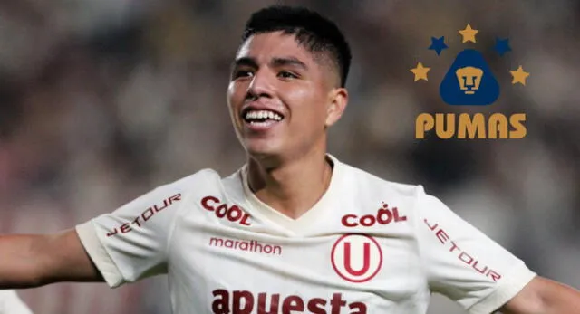 Piero Quispe deja Universitario de Deportes por Pumas UNAM de México.