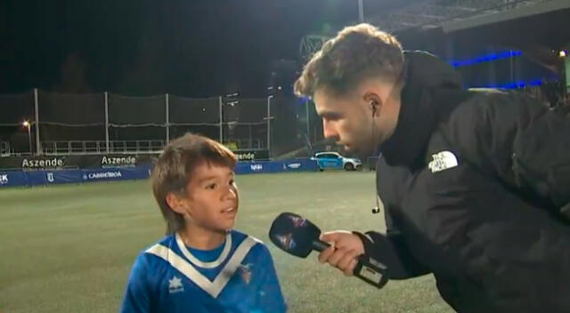 Leo Correa, el niño ecuatoriano que sueña con jugar en el Barcelona de España.