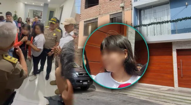 Valeria salió junto a su familia a hablar tras su liberación en Carabayllo.