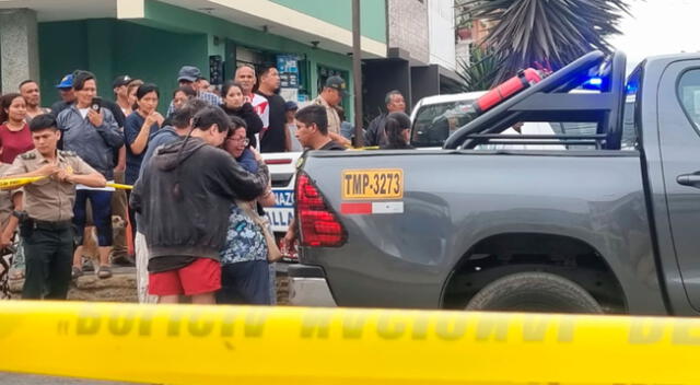 Familiares de la víctima llegaron hasta este punto del Callao donde protagonizaron escenas de dolor.