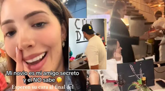 Video sobre el amigo secreto de una joven se hizo viral en las redes sociales.