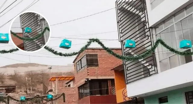 Vecinos de San Juan de Lurigancho decoran calles por Navidad y detalle es viral en Instagram.