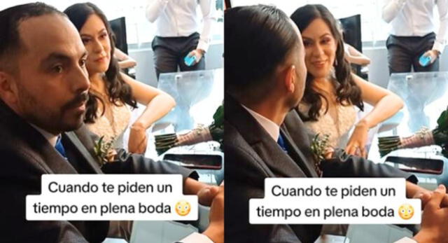 Novia deja en shock al novio por impactante pedido en su boda y escena es viral en TikTok.