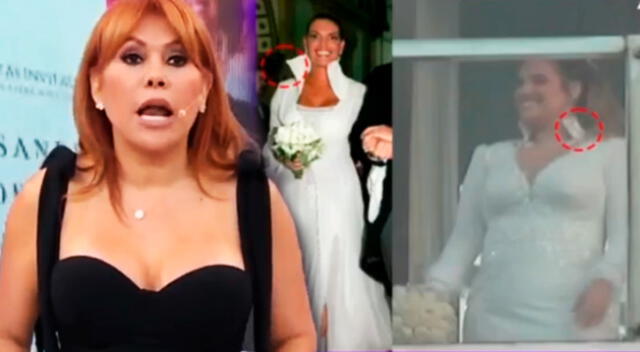 Magaly Medina opinó sobre el vestido de Cassandra Sánchez.