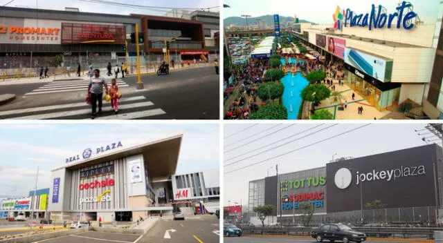 Revisa el horario de atención de los principales centros comerciales de Lima y Callao.