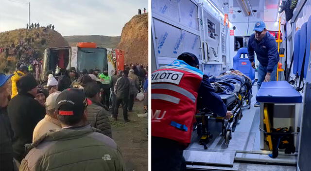 3 muertos y decenas de heridos fue el saldo de un fatal accidente en Puno.