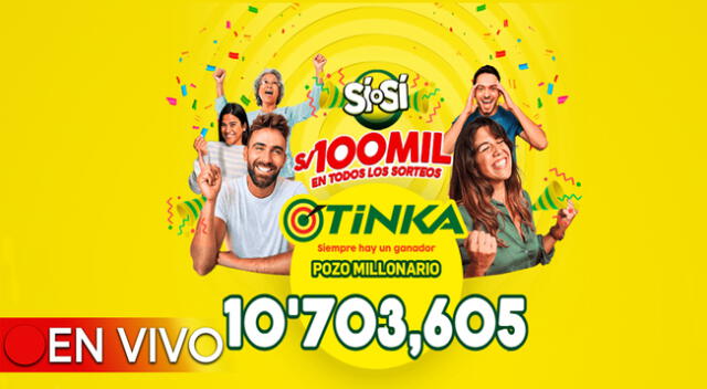 El pozo millonario de la Tinka se sorteó este miércoles 27 de diciembre a las 10:50 p.m.