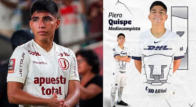 Piero Quispe fue recibido por hinchas de Pumas UNAM tras llegar a México.