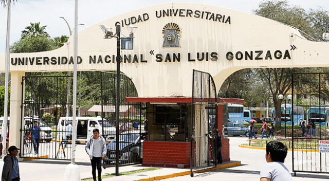 Resultados oficiales de la Universidad Nacional San Luis Gonzaga de Ica.