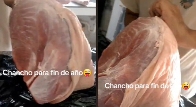 Peculiar escena de un hombre en la cocina llamó la atención de usuarios en redes sociales.