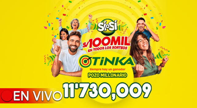 El pozo millonario de la Tinka se sorteó este miércoles 3 de enero a las 10:50 p.m.